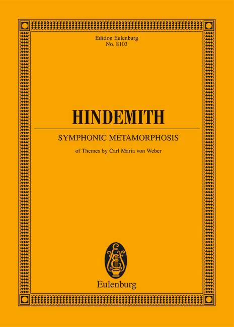 Hindemith: Symphonic Metamorphosis (Study Score) published by Eulenburg